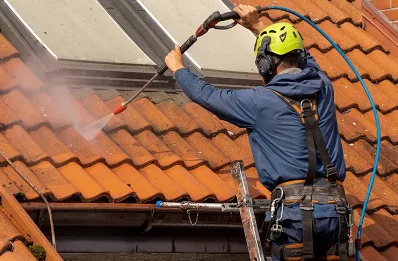 Démoussage et hydrofuge de toiture à Baffe